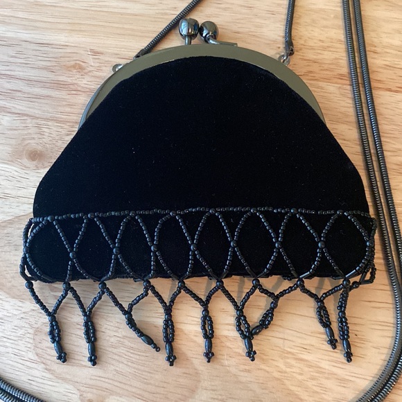 CLASSIQUES ENTIER Velvet Evening Kiss-lock mini Bag - Picture 1 of 7